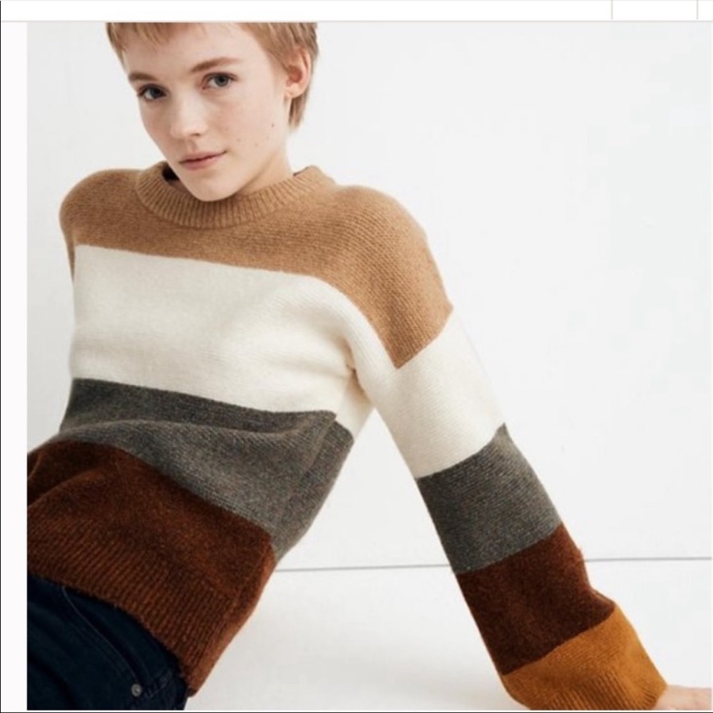 Madewell Striped Pullover Sweater